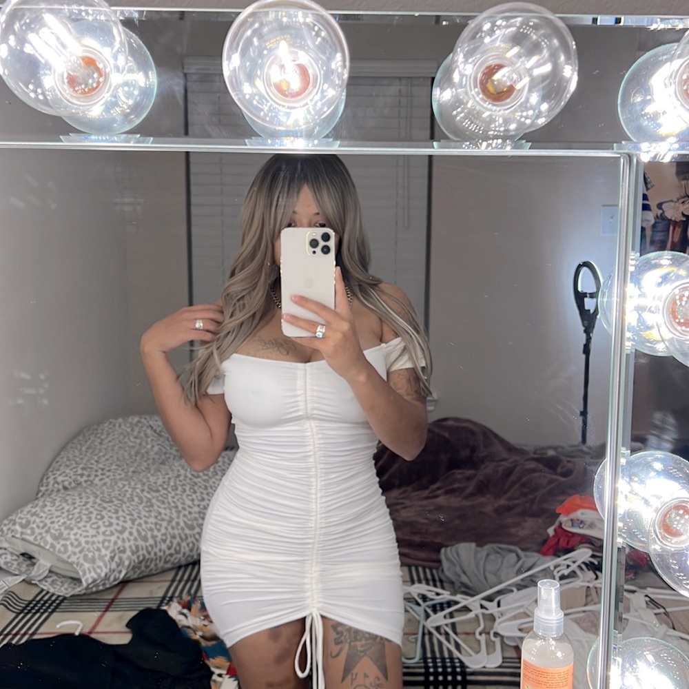 White cute dress